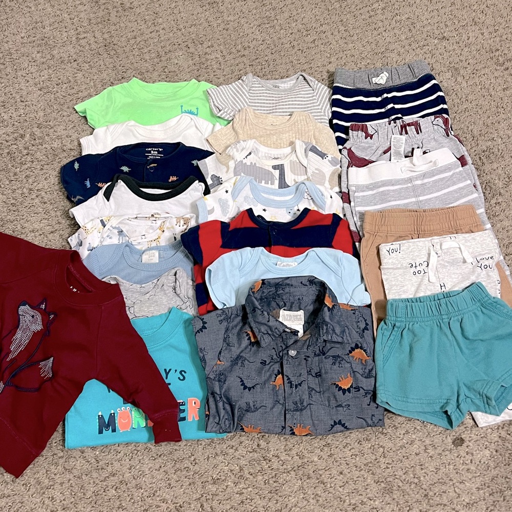 0-3 month baby boy clothes